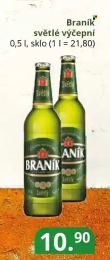Potraviny CZ Braník světlé výčepní nabídka