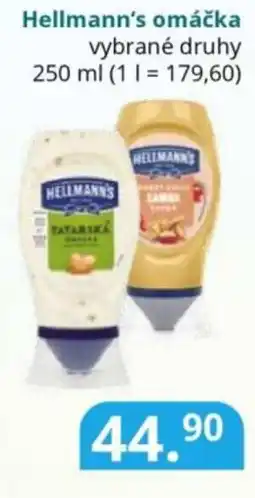 Potraviny CZ Hellmann's omáčka nabídka