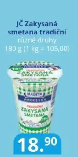 Potraviny CZ Jč Zakysaná smetana tradičn nabídka