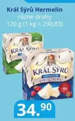 Potraviny CZ Král Sýrů Hermelín nabídka