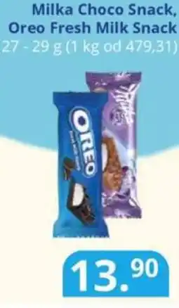 Potraviny CZ Milka Choco Snack, Oreo Fresh Milk Snack nabídka
