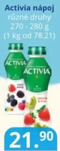Potraviny CZ Activia nápoj nabídka