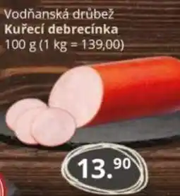 Potraviny CZ Vodňanská drůbež Kuřecí debrecínka nabídka