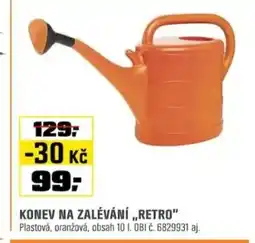 OBI Konev na zalévání „,retro" nabídka