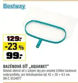 OBI Bestway Bazénová síť „aquanet" nabídka
