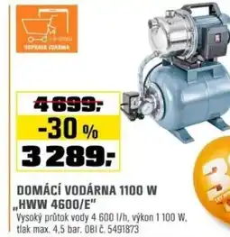 OBI Domácí vodárna 1100 w nabídka