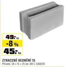 OBI Ztracené bednění 15 nabídka