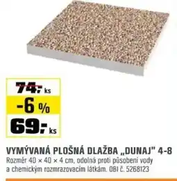 OBI Vymývaná plošná dlažba „dunaj” 4-8 nabídka
