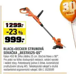 OBI Black+decker strunová sekačka,,besta525-qs" nabídka