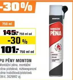 OBI Pu pěny monton nabídka