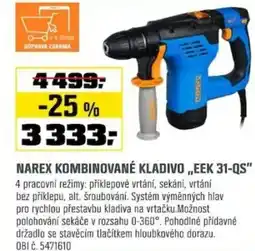 OBI Narex kombinované kladivo „eek 31-qs" nabídka