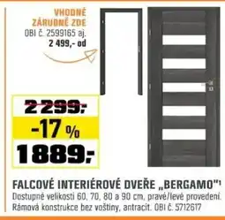 OBI Falcové interiérové dveře „bergamo" nabídka