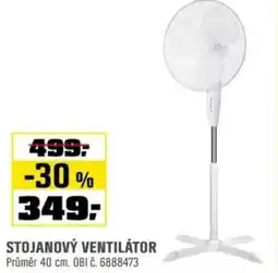 OBI Stojanový ventilátor nabídka