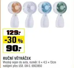 OBI Ruční větráček nabídka