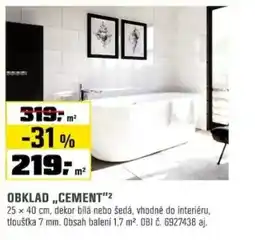 OBI Obklad „cement" nabídka