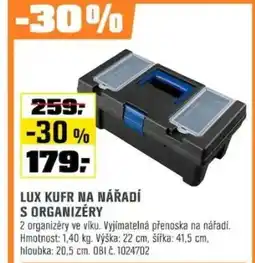 OBI Lux kufr na nářadí s organizéry nabídka