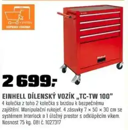 OBI Einhell dílenský vozík „tc-tw 100" nabídka