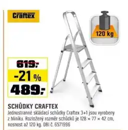 OBI Schůdky craftex nabídka