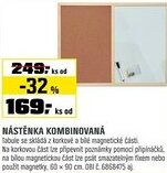 OBI Nástěnka kombinovaná nabídka