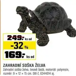 OBI Zahradní soška želva nabídka