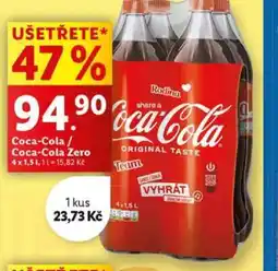 Lidl COCA-COLA, COCA-COLA ZERO nabídka