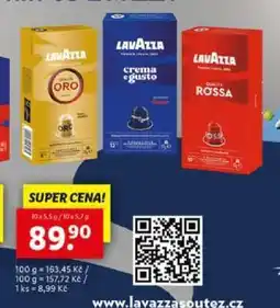 Lidl LAVAZZA KAPSLE nabídka