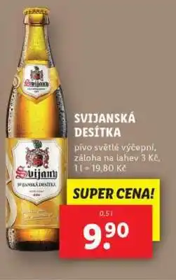 Lidl Svijanská desítka nabídka