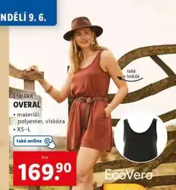 Lidl ESMARA OVERAL nabídka