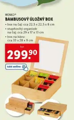 Lidl Wenko Bambusový úložný box nabídka