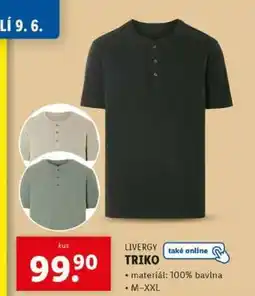 Lidl LIVERGY TRIKO nabídka