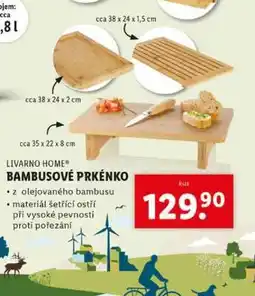 Lidl LIVARNO HOME BAMBUSOVÉ PRKÉNKO nabídka