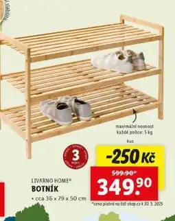 Lidl LIVARNO HOME BOTNÍK nabídka