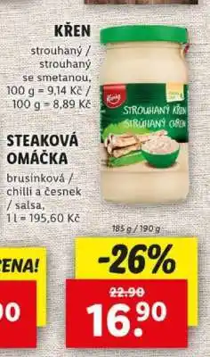Lidl STEAKOVÁ OMÁČKA nabídka
