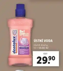 Lidl Dentolux Ústní voda nabídka