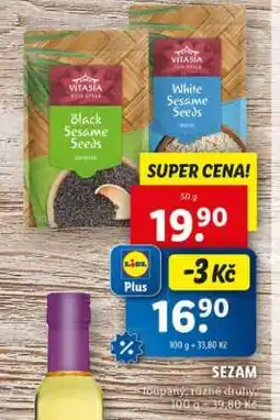 Lidl Vitasia Black Sesame Seeds / White Sesame Seeds nabídka