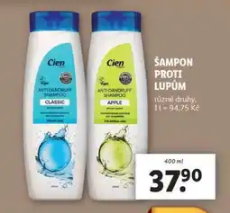 Lidl Cien Anti-Dandruff Shampoo nabídka
