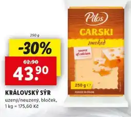Lidl Pilos Carski smoked nabídka