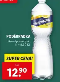 Lidl PODĚBRADKA citron/pomeranč nabídka