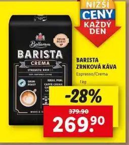Lidl BARISTA ZRNKOVÁ KÁVA nabídka
