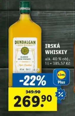 Lidl Dundalgan Irish Whiskey nabídka