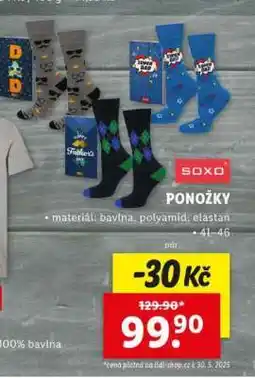 Lidl SOXO PONOŽKY nabídka