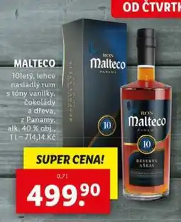 Lidl Ron Malteco Reserva Aneja nabídka