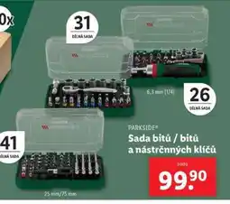 Lidl PARKSIDE Sada bitů / bitů a nástrčných klíčů nabídka