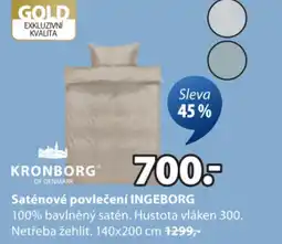 JYSK Saténové povlečení INGEBORG nabídka
