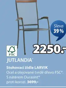 JYSK Stohovací židle LARVIK nabídka