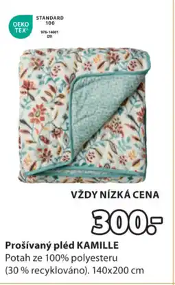 JYSK Prošívaný pléd KAMILLE nabídka