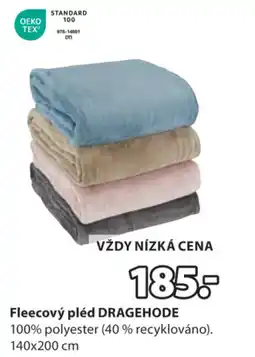 JYSK Fleecový pléd DRAGEHODE nabídka