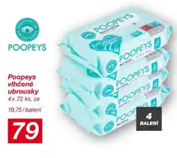 Poopeys vlhčené ubrousky