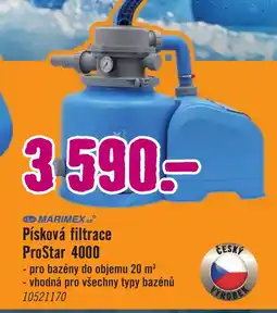 Hornbach MARIMEX Písková filtrace ProStar 4000 nabídka
