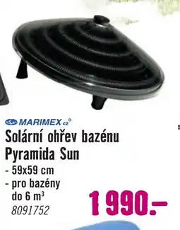 Hornbach MARIMEX Solární ohřev bazénu Pyramida Sun nabídka